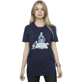 Disney Camiseta Reading Reading A Book para mujer