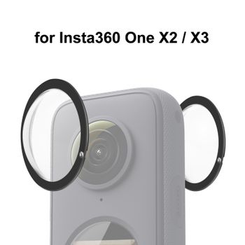 PULUZ - Cubierta protectora de lente de PC para Insta360 X3 / Accesorios para Insta360 One X2