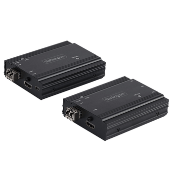 EXTENSOR ALARGADOR KVM HDMI 4K POR FIBRA 300M 2X SFP+ MMF