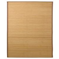alfombra de bambu color natural 160x230 cm vidaxl