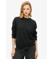 superdry para mujer w6110567a jersey de cuello redondo essential negro xl casual poliester