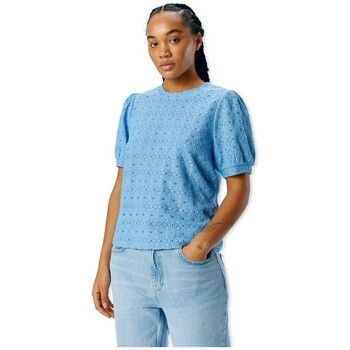 Object Blusa Noos Top Laila - Cornflower Blue para mujer