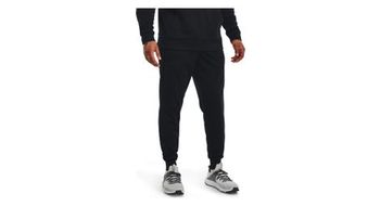 Under armour pantalones de chandal de forro polar negro para hombre