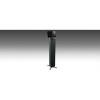 bluetooth tower speaker with pll radio and usb port 100cm black with led display