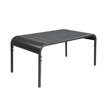 Mesa De Centro De Jardín Bistró De Acero, 90cm, Antracita