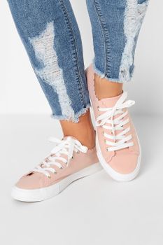 Bambas Rosas Festoneadas