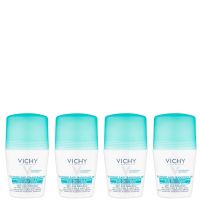 vichy no marks roll-on deodorant set 4 x 50ml
