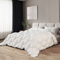 edredon universal 180x200 cm 250 g  relleno suave y calido de guata soft  edredon acolchado de microfibra hipoalergenica blanca  edredon para todas las estaciones