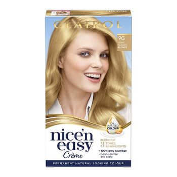 Clairol Nice'n Easy Creme Hair Dye 9G Light Golden Blonde