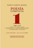 pablo garcia baena poesia completa volumen 1