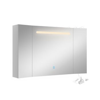 Armario Con Espejo Para Baño Curved 100 X 60 Cm Vicco