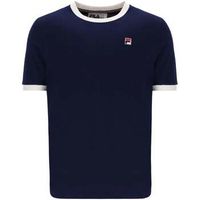 fila tops y camisetas marconi t-shirt navywhite para hombre