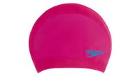 gorro de natacion junior para pelo largo rosa azul
