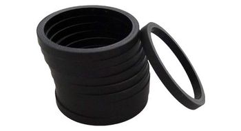 Espaciador de direccion de carbono deda 5 mm  juego de 10