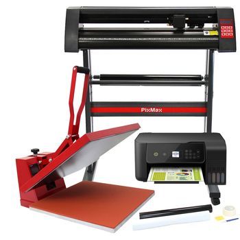 Prensa Térmica 50cm, Plóter Para Corte De Vinilo & Impresora Paquete Weeding