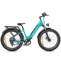 bicicleta electrica engwe e26 st de cuadro bajo 48 v 16 ah motor de 250 w autonomia de 140 km verde