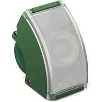 bookman luz delantera curve led usb 22-42 mm verde