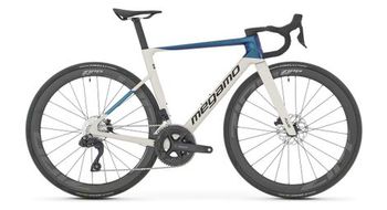Bicicleta de carretera megamo pulse 15 cw shimano 105 di2 12v 700 mm blanco azul 2026
