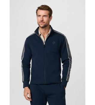 Hackett London para hombre. HM5800084 Sudadera Tape track marino (XL), Casual, Algodón