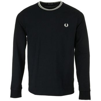 Fred Perry Camiseta Long Sleeve Twin Tipped Tee Shirt para hombre
