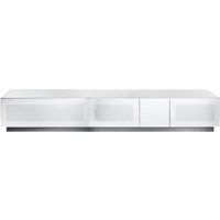 element modular 2100 mm tv stand - white white