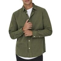 only  sons camisa manga larga sotto para hombre