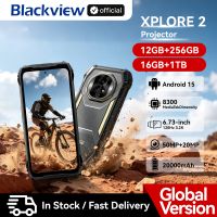 blackview xplore 2 projector 5g ai smartphone resistente pantalla amoled de 673 y 32 k camara de 50 mp 20000 mah telefono movil nfc para exteriores