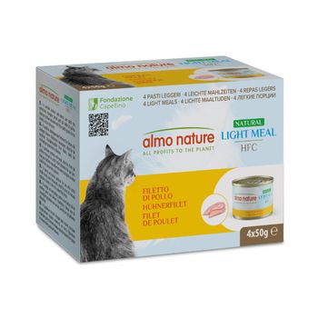 Almo Nature HFC Natural Light 24 x 50 g - Pack Ahorro - Filete de pollo