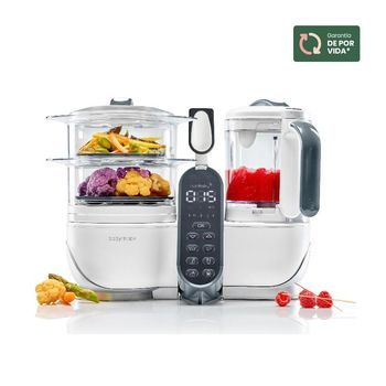 Robot Multifunción Nutribaby (+) Blanco Babymoov Gris Industrial