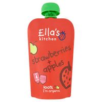 ellas kitchen 4 month strawberries  apples