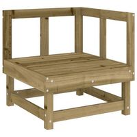 sofa de esquina de jardin  sofa de exterior madera maciza impregnada