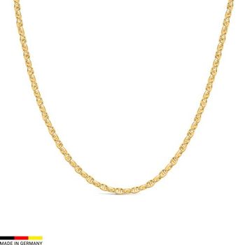 Cadena de eslabones de oro de 14 quilates, 3,5 mm