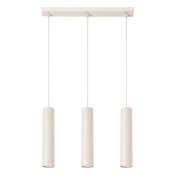 Lámpara de techo beige acero alt. 45 cm