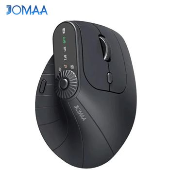 Ratón ergonómico inalámbrico BT RGB de 2,4 GHz, modo Dual, portátil, escritorio, oficina, ratón Vertical inalámbrico silencioso para juegos