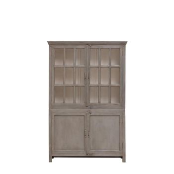 Vitrina de madera gris