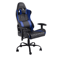 silla trust gaming gxt 708 resto gaming giratoria 360 elevador de gas clase 4 respaldo ajustable color negro  rojo 24217
