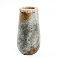 the sneaky vase - antique grey - l
