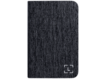 Funda Crypto Wallet - Ledger Stax Magnet Shell, Núcleo de fibra vidrio con exterior tela, Imanes integrados, Morado