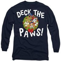dessins animes camiseta manga larga deck the paws para mujer