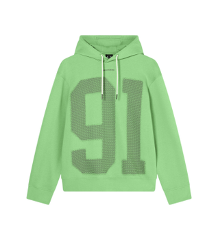 A|X Armani Exchange para hombre. XM002391AF20169U7154 Sudadera 91 verde (XS), Casual, Algodón, Manga corta