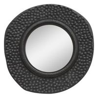 espejo nyer redondo 60 x 60 cm negro - atmosphera createur dinterieur