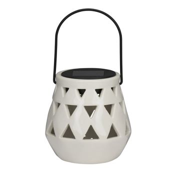 Lámpara de mesa  blanco  h11xb10xl10cm