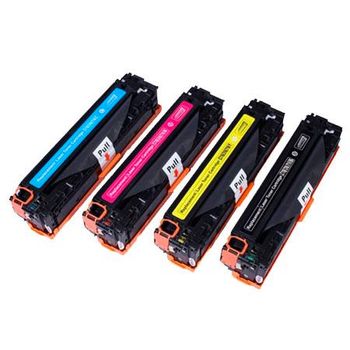 Compatible Multipack HP Colour LaserJet CP1217 Printer Toner Cartridges (4 Pack) -CB540A