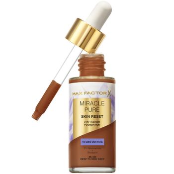 Max Factor Miracle Pure Skin Revival Serum Foundation 30ml (Various Shades) - 95-100 Deep to Very Deep