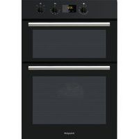hotpoint dd2 540 bl electric double oven - black black
