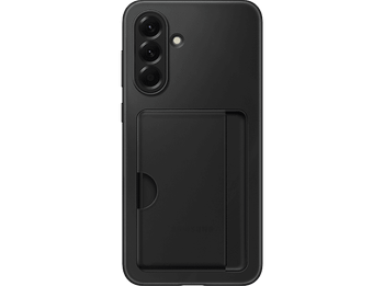 Funda móvil - Samsung, Para Galaxy A56 5G, Trasera, Bolsillo para tarjeta, Negra