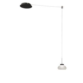 Arabella - Lámpara Colgante Descentralizada Blanca - Fabas Luce - Led Regulable 8w - Montaje Descentralizado