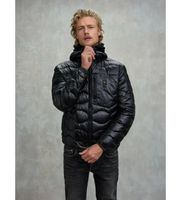 blauer para hombre 25wbluc03074 plumifero ondulado wave negro xl casual poliester