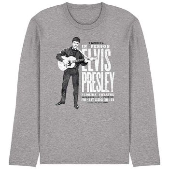 Elvis Presley Camiseta manga larga In Person para hombre
