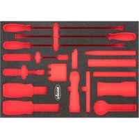 vigor v6818-l cubeta de espuma suave r vacia r563 mm x 393 mm x 35 mm
